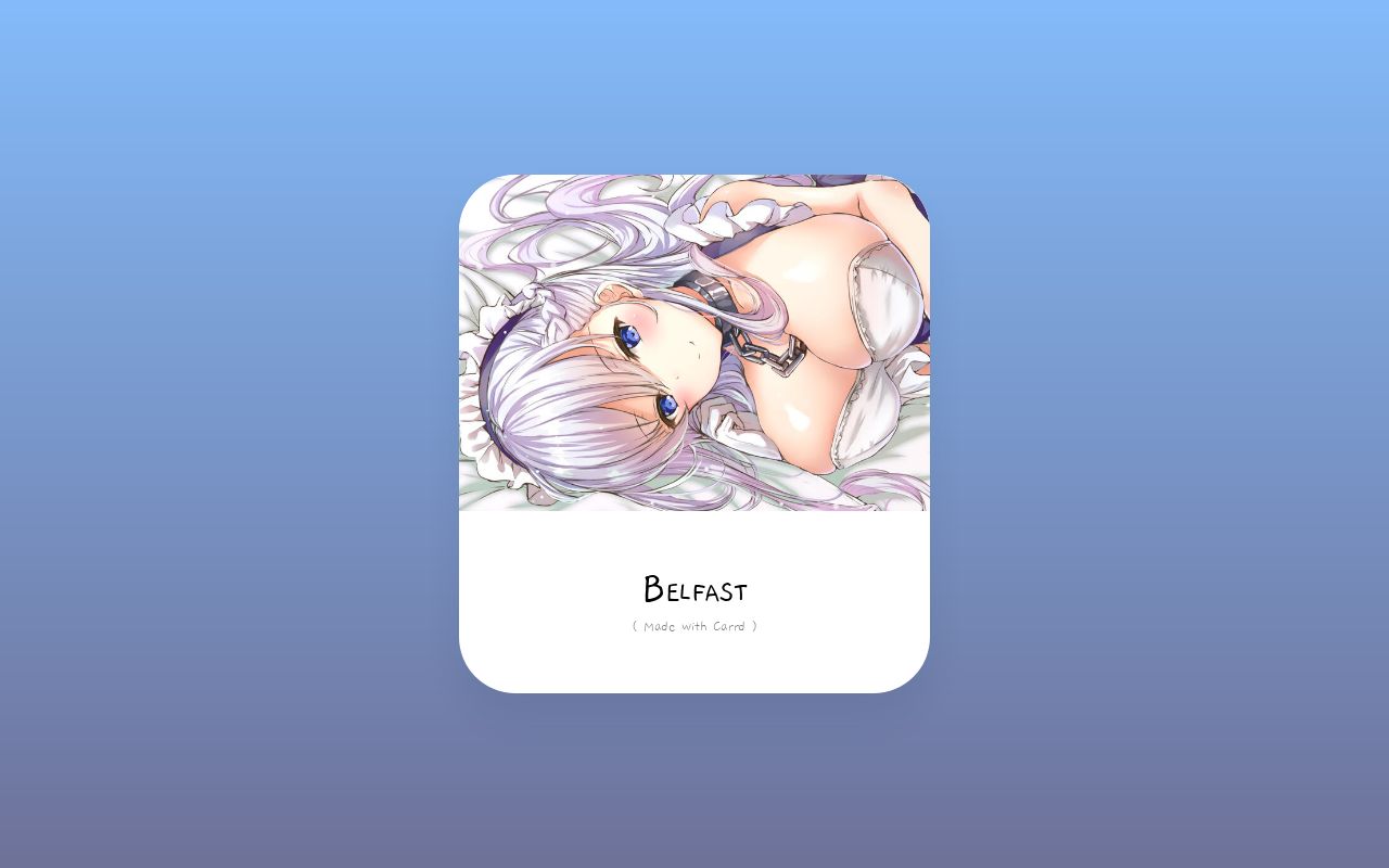 Carrd profile picture for @belfast